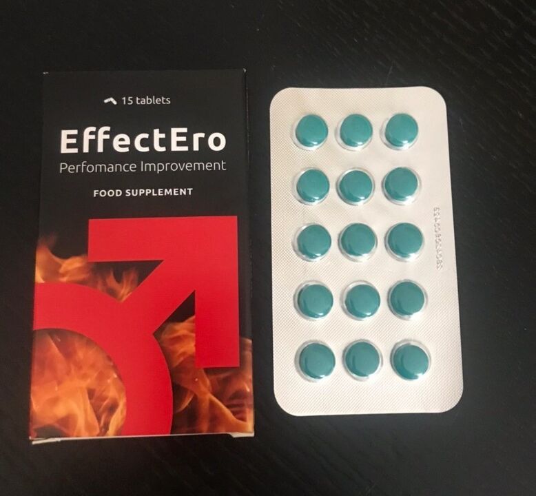 Foto von Tabletten zur Verbesserung der Libido EffectEro, Anwendungserfahrung